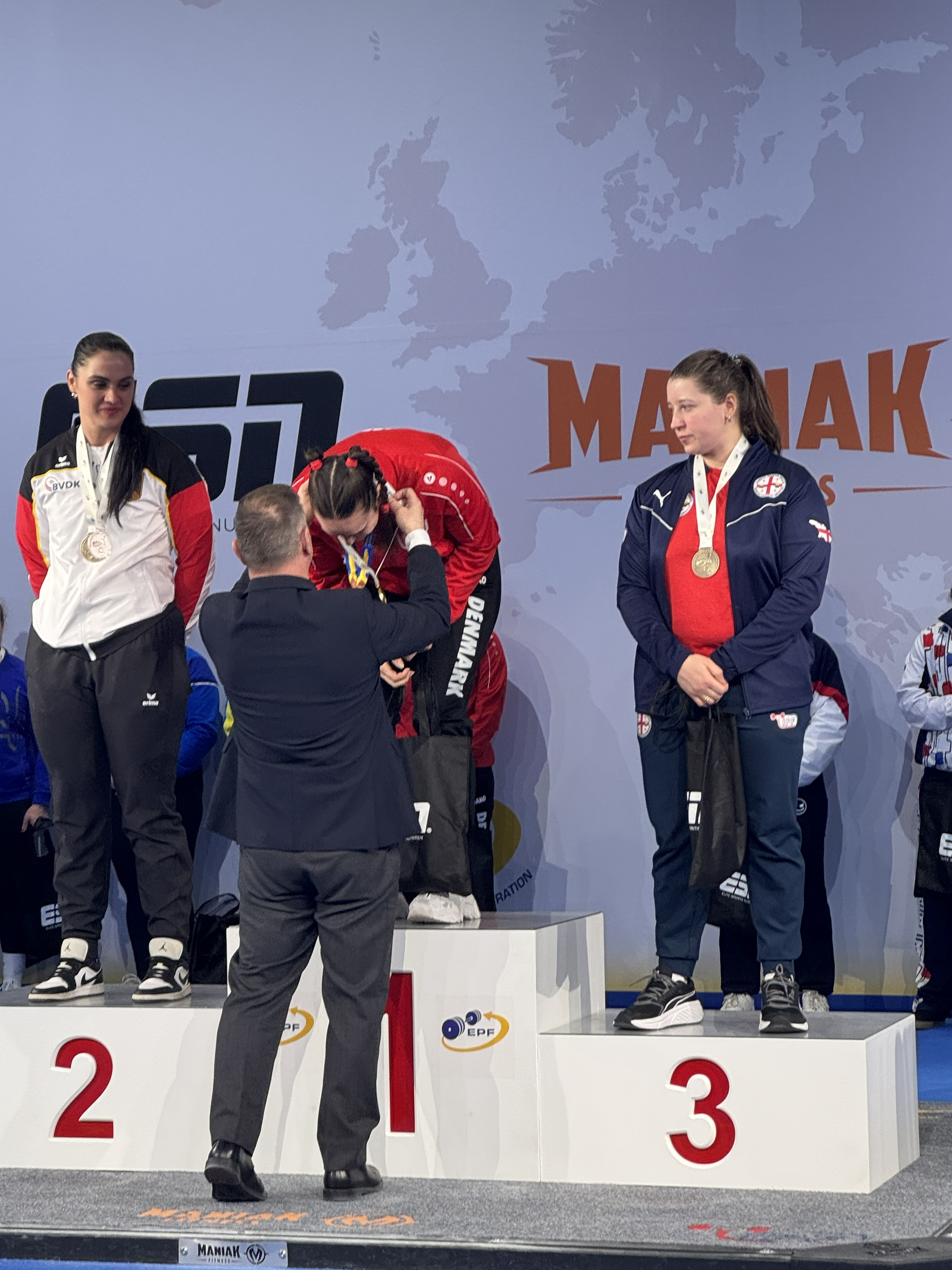 Medaljeoverrækkelse ved EM 2026 i Malta